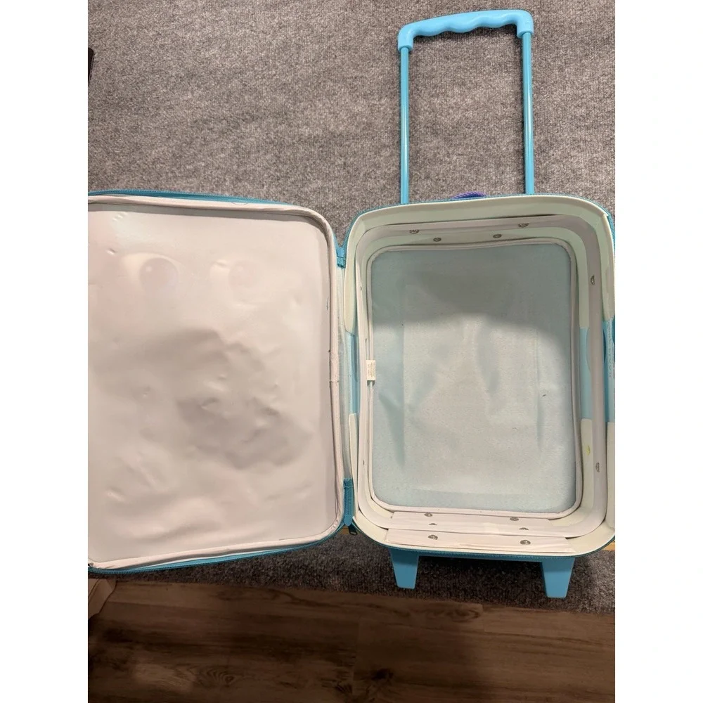 Official Disney Store Monsters Inc. Sulley Kids Rolling Suitcase Luggage Rare